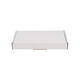 Brievenbusdoos 220 x 155 x 28 mm wit/bruin enkel golf - A5 - 322 610 250