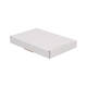 Brievenbusdoos 220 x 155 x 28 mm wit/bruin enkel golf - A5 - 322 610 250