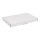 Brievenbusdoos 310 x 220 x 28 mm wit/bruin enkel golf - A4 - 322 610 350