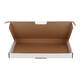 Brievenbusdoos 310 x 220 x 28 mm wit/bruin enkel golf - A4 - 322 610 350