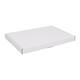 Brievenbusdoos 345 x 255 x 28 mm wit/bruin enkel golf - A4+ - 322 610 450