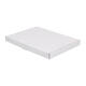 Brievenbusdoos 345 x 255 x 28 mm wit/bruin enkel golf - A4+ - 322 610 450