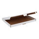 Brievenbusdoos 345 x 255 x 28 mm wit/bruin enkel golf - A4+ - 322 610 450