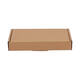 Brievenbusdoos 180 x 115 x 28 mm bruin/bruin enkel golf - A6 - 322 600 150