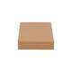 Brievenbusdoos 180 x 115 x 28 mm bruin/bruin enkel golf - A6 - 322 600 150