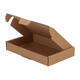 Brievenbusdoos 180 x 115 x 28 mm bruin/bruin enkel golf - A6 - 322 600 150