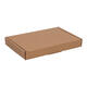 Brievenbusdoos 220 x 155 x 28 mm bruin/bruin enkel golf - A5 - 322 600 250