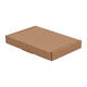 Brievenbusdoos 220 x 155 x 28 mm bruin/bruin enkel golf - A5 - 322 600 250