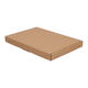 Brievenbusdoos 310 x 220 x 28 mm bruin/bruin enkel golf - A4 - 322 600 350