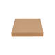 Brievenbusdoos 310 x 220 x 28 mm bruin/bruin enkel golf - A4 - 322 600 350