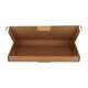 Brievenbusdoos 310 x 220 x 28 mm bruin/bruin enkel golf - A4 - 322 600 350