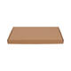 Brievenbusdoos 345 x 255 x 28 mm bruin/bruin enkel golf - A4+ - 322 600 450