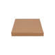 Brievenbusdoos 345 x 255 x 28 mm bruin/bruin enkel golf - A4+ - 322 600 450