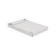 Brievenbusdoos 260 x 170 x 28 mm wit/bruin enkel golf met zelfklevende sluiting  - A5+ - 211 103 125