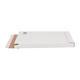 Brievenbusdoos 350 x 250 x 28 mm wit/bruin enkel golf met zelfklevende sluiting  - A4+ - 211 103 225