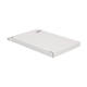 Brievenbusdoos 350 x 250 x 28 mm wit/bruin enkel golf met zelfklevende sluiting  - A4+ - 211 103 225