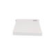 Brievenbusdoos 350 x 250 x 28 mm wit/bruin enkel golf met zelfklevende sluiting  - A4+ - 211 103 225