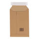 Golfkartonenvelop 187 x 272 mm bruin/bruin enkel golf opening korte zijde - A5 - 210 100 325