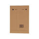 Golfkartonenvelop 187 x 272 mm bruin/bruin enkel golf opening korte zijde - A5 - 210 100 325