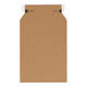 Golfkartonenvelop 210 x 292 mm bruin/bruin enkel golf opening korte zijde - A4 - 210 100 425