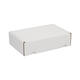 Postdoos 220 x 155 x 60 mm wit/bruin enkel golf fefco 0427 - 311 110 550