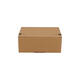 Autolockdoos 270 x 200 x 100mm  bruin/bruin enkel golf met zelfklevende sluiting - 321 600 211