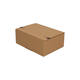 Autolockdoos 270 x 200 x 100mm  bruin/bruin enkel golf met zelfklevende sluiting - 321 600 211
