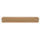 Telescopisch verzendkoker 870 x 105 x 105 mm bruin/bruin enkel golf 222 115 310