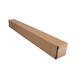 Telescopisch verzendkoker 1.050 x 112 x 112 mm bruin/bruin enkel golf 222 115 020