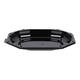 Cateringschaal APET CS 335/250 zwart 8-hoekig