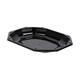 Cateringschaal APET CS 335/250 zwart 8-hoekig
