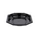 Cateringschaal APET CS 335/250 zwart 8-hoekig