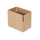 Doos 200 x 130 x 114 mm bruin/bruin enkelgolf fefco 0201
