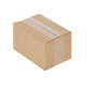 Doos 200 x 130 x 114 mm bruin/bruin enkelgolf fefco 0201
