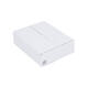 Doos 330 x 246 x 85 mm wit/bruin enkelgolf fefco 0201