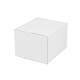 Doos 330 x 278 x 210 mm wit/bruin enkelgolf fefco 0201