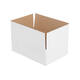 Doos 360 x 240 x 120 mm  wit/bruin enkelgolf fefco 0201