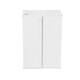 Doos 360 x 240 x 120 mm  wit/bruin enkelgolf fefco 0201