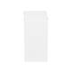 Doos 360 x 240 x 180 mm wit/bruin enkelgolf fefco 0201