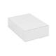 Doos 390 x 280 x 110 mm wit/bruin enkelgolf fefco 0201