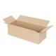 Doos 570 x 230 x 175 mm  bruin/bruin enkelgolf fefco 0201