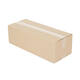 Doos 570 x 230 x 175 mm  bruin/bruin enkelgolf fefco 0201