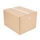 Doos 586 x 486 x 372 mm bruin/bruin dubbelgolf fefco 0201