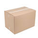 Doos 586 x 486 x 372 mm bruin/bruin dubbelgolf fefco 0201