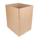Doos 586 x 486 x 472 mm bruin/bruin dubbelgolf fefco 0201