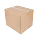 Doos 586 x 486 x 472 mm bruin/bruin dubbelgolf fefco 0201