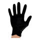 Handschoenen nitrile Soft medium disp. à 100 ongepoederd zwart - 1302