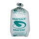 Afvalzak LDPE 53/14,5 x 140 cm transparant 35 my op rol (á 10 st) geponste - sluitlint