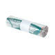 Afvalzak LDPE 53/14,5 x 140 cm transparant 35 my op rol (á 10 st) geponste - sluitlint