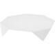 164166 - Tafelkleden Evolin 1,10 x 1,10 mtr wit